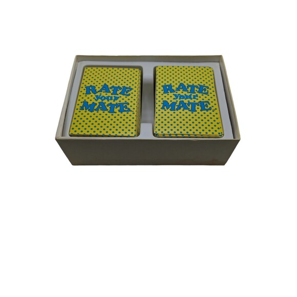 VTG 1994 Rate Your Mate The Exciting New Game of Kiss & Tell Card Game Open Box - Picture 5 of 12
